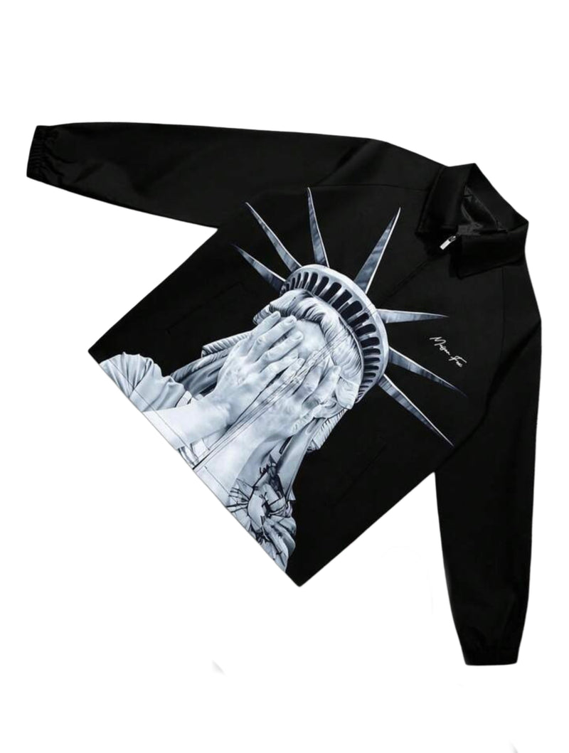 STATUE OF LIBERTY ZIP-UP JACKET