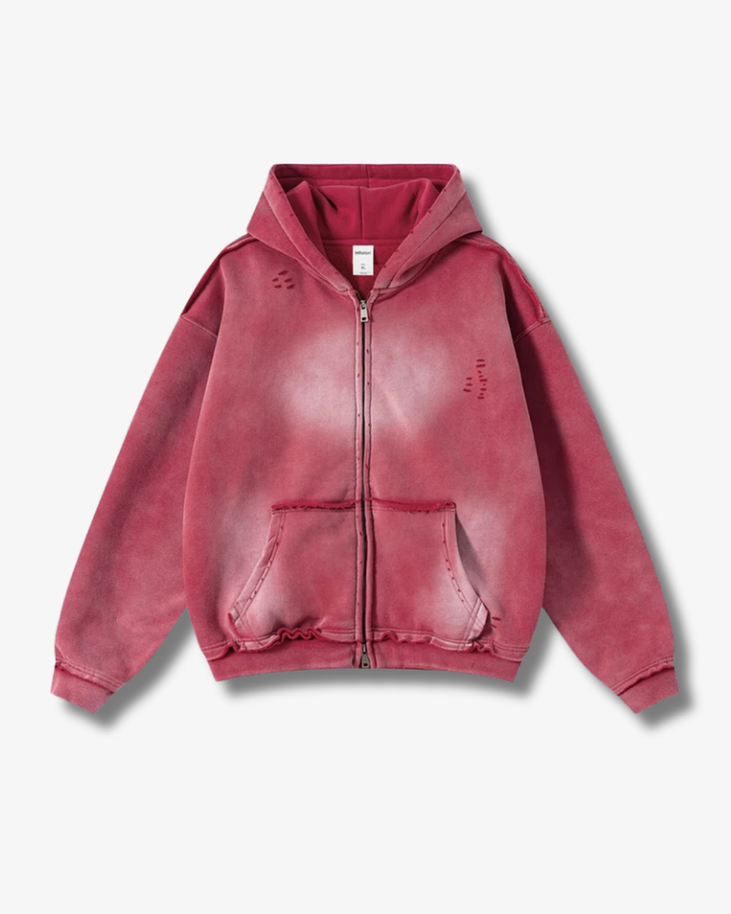 THE THRASHED ZIP UP