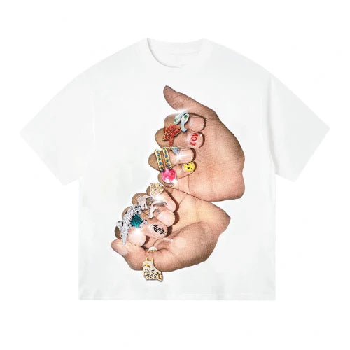 JEWELRY FINGERS TEE