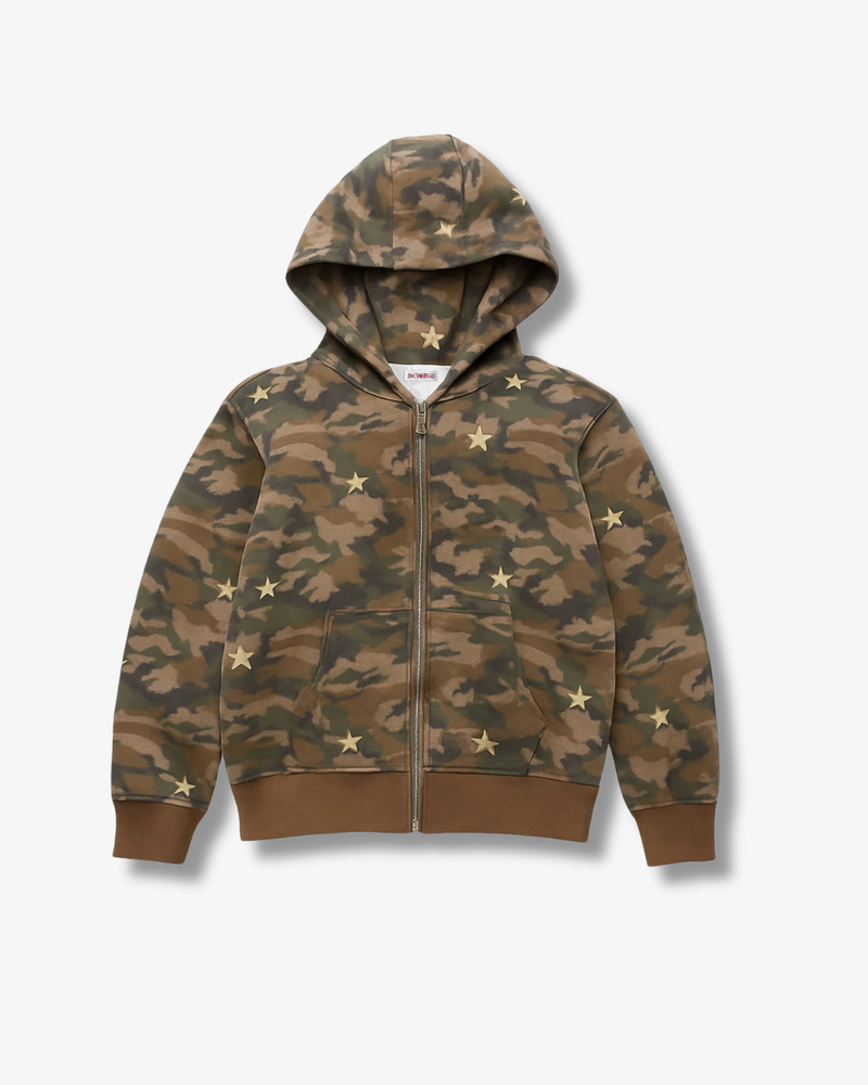 THE COSMIC CAMO ZIP UP
